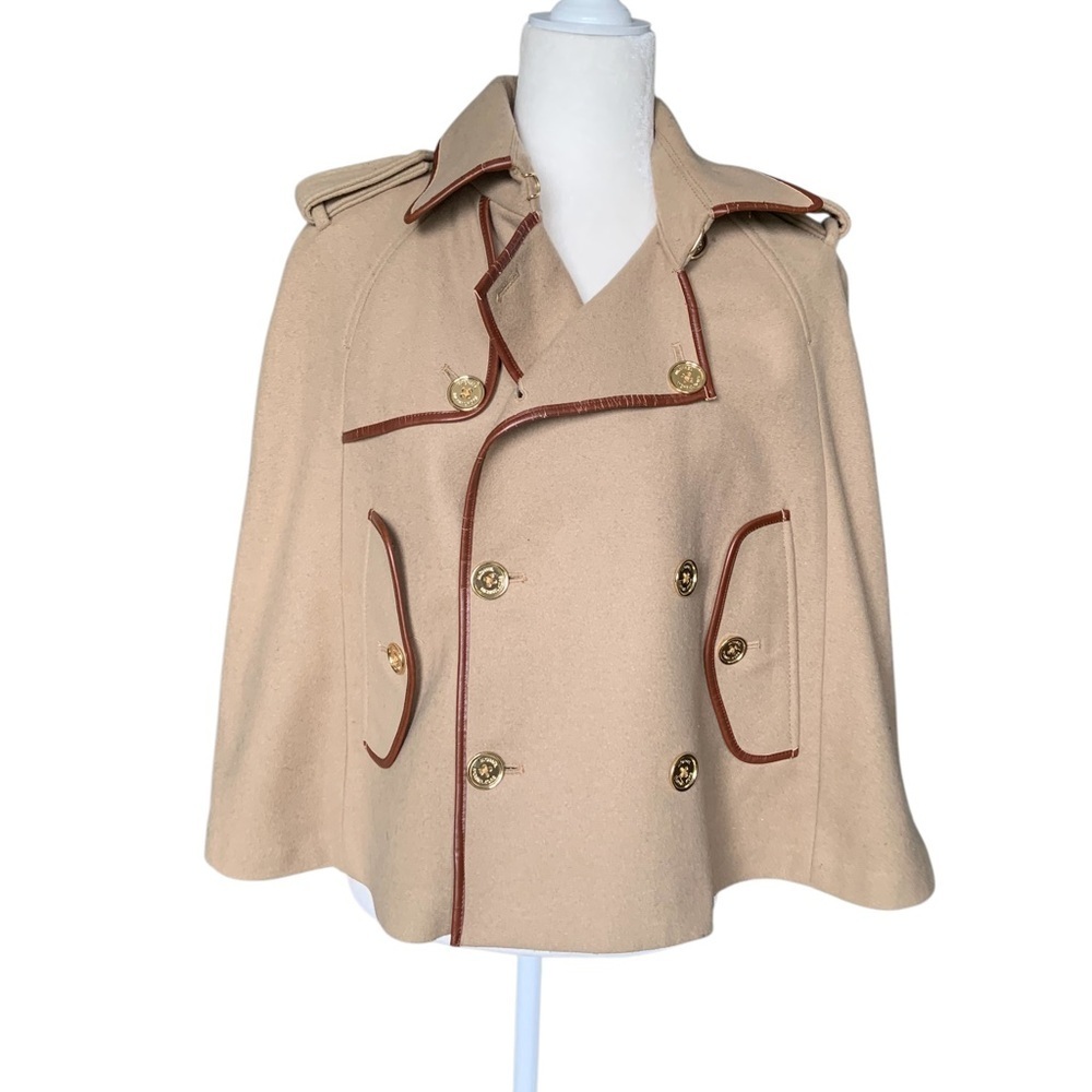 Michael Kors Wool Cape Coat  - Small